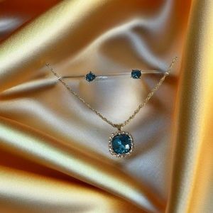 Charter club necklace and earrings set